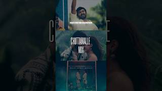 🎊✨️Chuthamalle X Othayadi Pathayila X Katchi Sera  love remix mashup transition musictrends [upl. by Nowd]