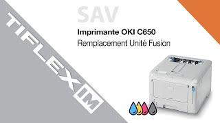 OKI C650 Remplacement Unité Fusion [upl. by Xam]