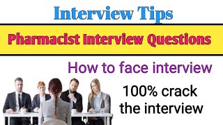 pharmacist interview questions  interview questions for freshers  how to face interview pharmacy [upl. by Ailerua]