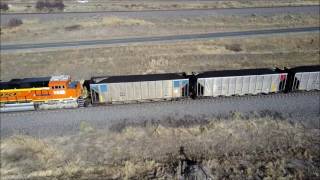 BNSF Coal Train Sedalia CO [upl. by Ahlgren]