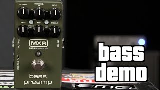 MXR Bass Preamp Bass Demo [upl. by Cuda]