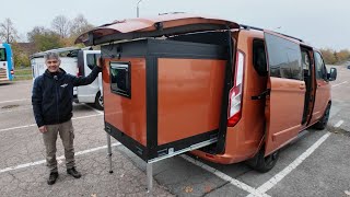 SLIDEOUT WOHNMOBIL CAMPER BEKANNT AUS ARD EINFACH GENIAL Handwerker erfindet 6000 € Camper Van [upl. by Oshinski]