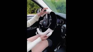 Plush steering wheel cover If your hands are freezing while driving in winter try this warm pl [upl. by Griffy996]