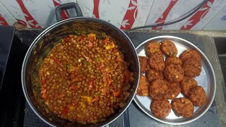 Daal vade chana masala recipe 7th Roza iftar preparation meri favourite dish chatpate chane [upl. by Renckens210]