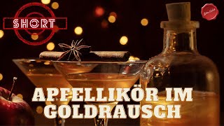 Den machst Du immer wieder👍😋🙏Apfellikör 🍎 im Goldrausch 🌟🌟🌟 Blitzrezept Shorts Silkeswelt [upl. by Naened]