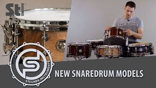 Check out our new Stegner Instruments flagship snares [upl. by Errehs]