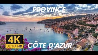 Côte dAzur Relaxing JourneySoothing Nature amp Scenic Views of Provence [upl. by Ennasor418]