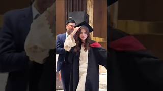 Dananeer Mobeen becomes graduate as she got degreetrendingyoutubeshorts dananeermubeenviralvideo [upl. by Juline]