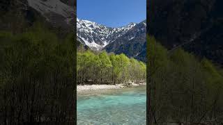 Kamikochi nature mountains beautiful travel japaneselandscape [upl. by Ahsiekim]