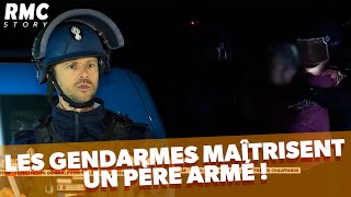 Les gendarmes maîtrisent un père armé [upl. by Tildi]