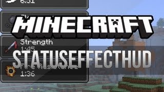 Minecraft StatusEffectHUD Mod [upl. by Nnahaid]