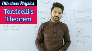 Torricellis theorem  Applications of Bernoullis equation  class 11 physics  physics ka safar [upl. by Toddie711]