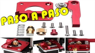 EXTRUSOR PROFESIONAL PARA ENDER 3 V2  Cambio Paso a Paso [upl. by Ahilam]