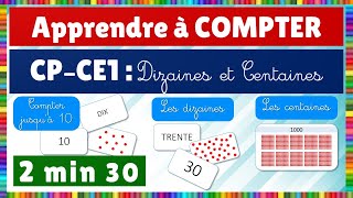 Compter jusquà 10  les dizaine  les centaines [upl. by Ahsieyk273]