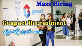 Genpact process associate jobs in HyderabadGenpact latest recruitment Hyderabad [upl. by Ellekcir]