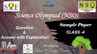 Class 4 Science Olympiad Practice Paper  NSO Class 4 Sample Paper  NSO Class 4 Model Paper v10 [upl. by Billi]