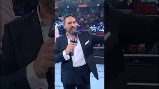 What a first impression Welcome Joe Tessitore 🎤🔥👏 WWERaw [upl. by Dohsar95]