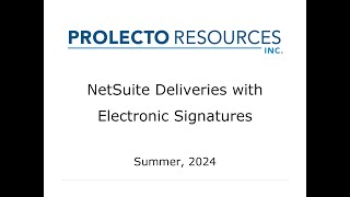 NetSuite Adobe Sign Integration for Delivery Services 20240808 [upl. by Nelsen]