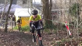 Cyclocross Beernem 261218 nieuwelingen U17 [upl. by Adelric604]