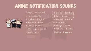 😍 Anime Kawaii Notification sounds  Part 2 [upl. by Gracie]