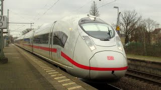 Der neue ICE ICE 3neo in Ludwiglust auf Testfahrt [upl. by Wildermuth3]