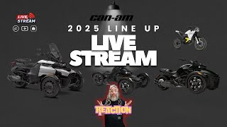 2025 CanAm line up live See the new CanAm Canyon [upl. by Iadrahs]