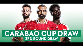 Carabao Cup Draw Round 3  LIVE EFL CarabaoCup [upl. by Pilar]