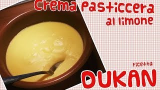 Crema pasticcera al limone  Ricetta Dieta Dukan [upl. by Katherin822]