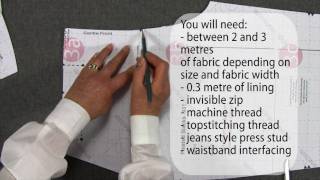 Sewing  Making Trousers  Sewing Tutorial  Sewing Trousers [upl. by Hadria]