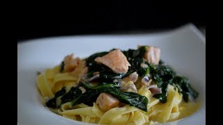 Lachs Sahne Pasta [upl. by Yauqram19]