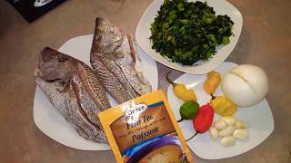 Stuffed Callaloo Fish [upl. by Eppillihp]