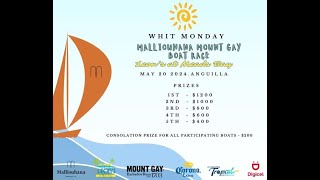 2024 Malliouhana Mount Gay Whit Monday Boat Race [upl. by Acirahs]