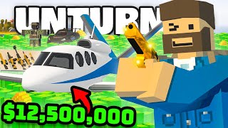 I SPENT 25000000 IN 1 DAY ON LIFE RP Unturned Life RP 89 [upl. by Ominorej775]