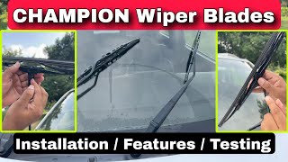 Champion Wiper Blades Installation In Car amp Features  Best Car  CV  PV  LCV  HCV Wiper Blades [upl. by Eramat]