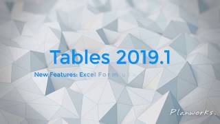 Tables 2019 1 Excel Formulas to Revit Parameters [upl. by Beichner507]