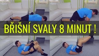 TOMÁŠ LUKÁŠ 1 CVIČENÍ NA DOMA  BŘIŠNÍ SVALY 8 MINUT [upl. by Namhcan]