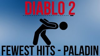 Part 1 DIABLO 2  FEWEST HITS POSSIBLE RUN  PALADIN [upl. by Ianahs]