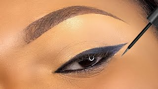 HOW TO DRAW EYELINER  EYELINER TUTORIAL  BEGINNER FRIENDLY [upl. by Okuy]