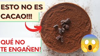 El MEJOR CACAO AMARGO EN POLVO ¿Cómo elegirlo Cacao PURO SALUDABLE SIN AZÚCAR [upl. by Lauro806]