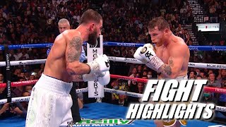 Canelo Alvarez vs Caleb Plant  Full Highlights HD [upl. by Eitsym839]