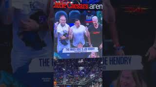 HARDY BOYZ AND JOE HENDRY IN DETROIT Pistons [upl. by Elke]