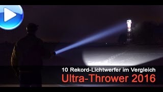 10 UltraThrower Taschenlampen im Vergleich 2016 [upl. by Hort]