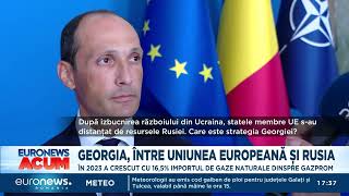 Georgia între UE și Rusia În 2023 a crescut cu 165 importul de gaze naturale dinspre Gazprom [upl. by Isnyl]