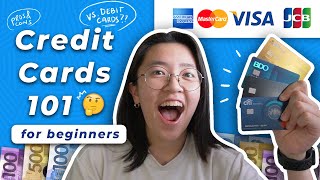 💳 Credit Cards for BEGINNERS  vs Debit Card Pros amp Cons How to Apply  Credit Cards 101 [upl. by Aicella]