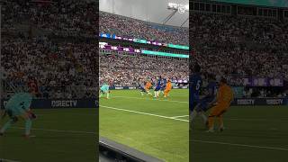 Our opening goal vs Chelsea 💪⚽️ realmadridontour [upl. by Ozkum]