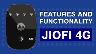 JioFi  Features and Functionality of JioFi 4G Pocket WiFi Router  Reliance Jio [upl. by Zeta]