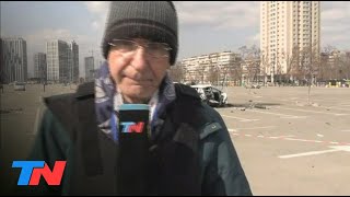 TN EN UCRANIA KIEV BAJO ATAQUE  Nelson Castro en el lugar en el que mataron a la periodista rusa [upl. by Lemcke]