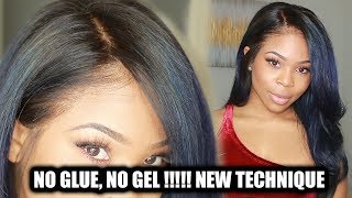 SALON SECRETS Glueless LACE FRONT WIG Technique  WOWAFRICAN [upl. by Fallon]