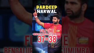 Pkl season 11 2024  bengaluru bulls vs u mumba match highlight full time 37 38 trending [upl. by Staford]