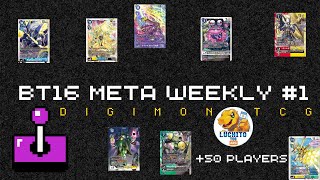 BT16 Meta Weekly 1 ARGENTINA  DIGIMON TCG [upl. by Nyraa675]